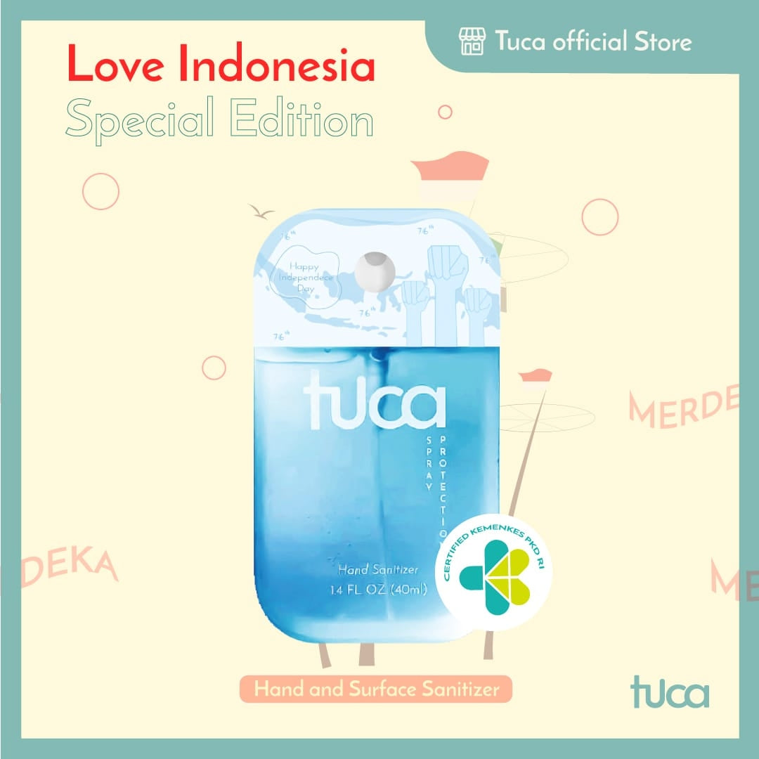 Tuca Love Indonesia Special Design - Hand Sanitizer & Surface Sanitizer Gift Custom Sanitizer