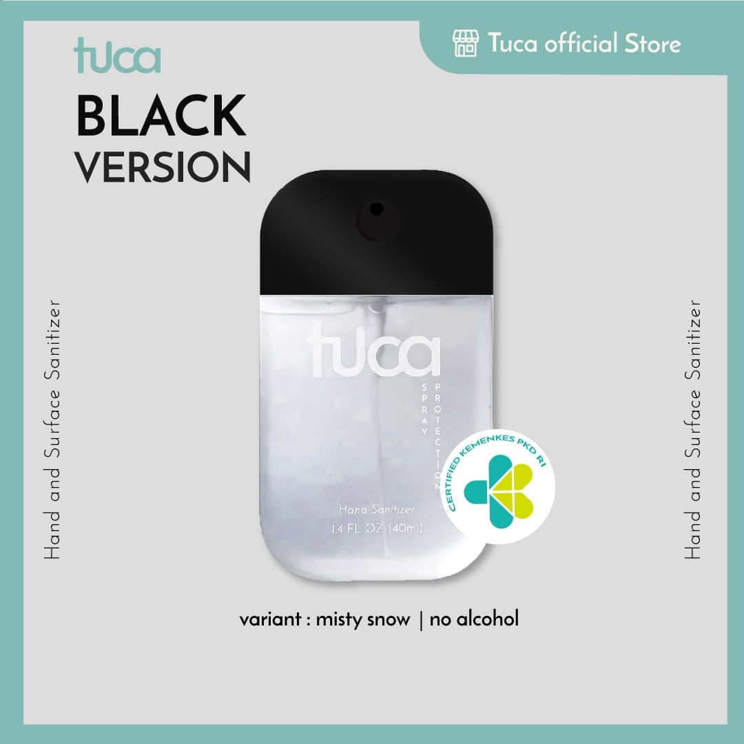 Tuca Hand Sanitizer and Surface Sanitizer Alcohol free - Misty Snow for Sensitive Skin - Food Grade