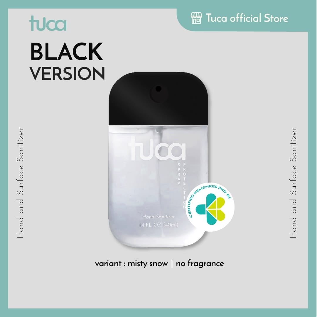 Tuca Hand Sanitizer and Surface Sanitizer - Misty Snow with Alcohol - Food Grade Custom Sanitizer