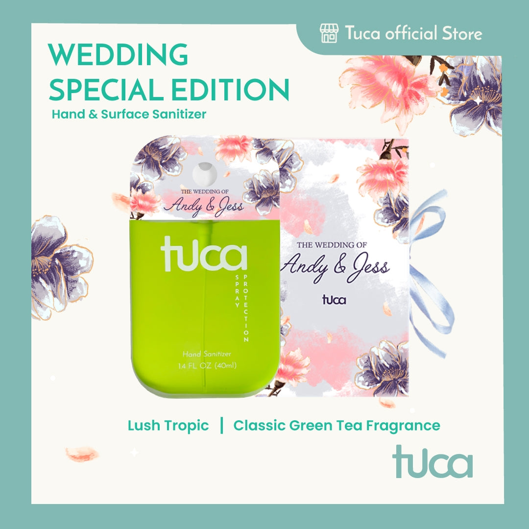 Souvenir Gift Wedding Custom Special Design Tuca Hand Sanitizer & Surface Sanitizer