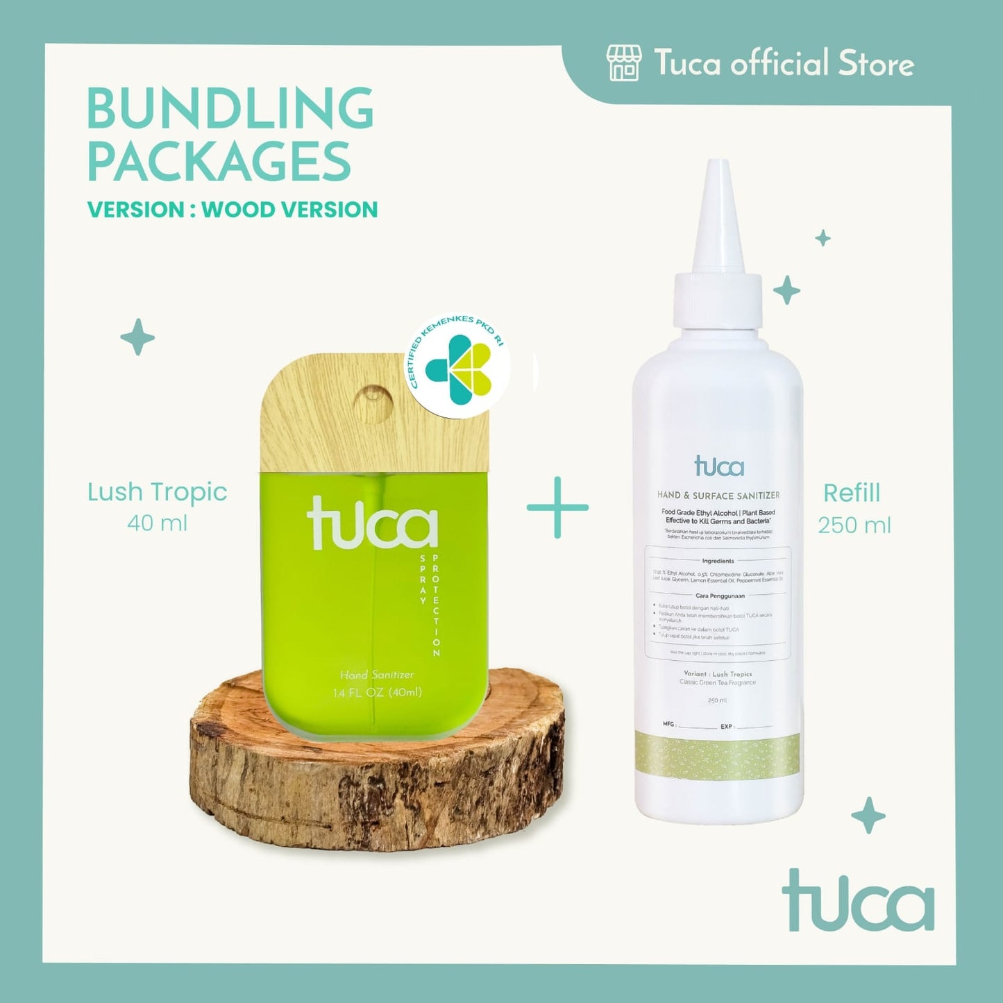 Hand Sanitizer Refill Bundling Package Food Grade Tuca - Food Grade Custom