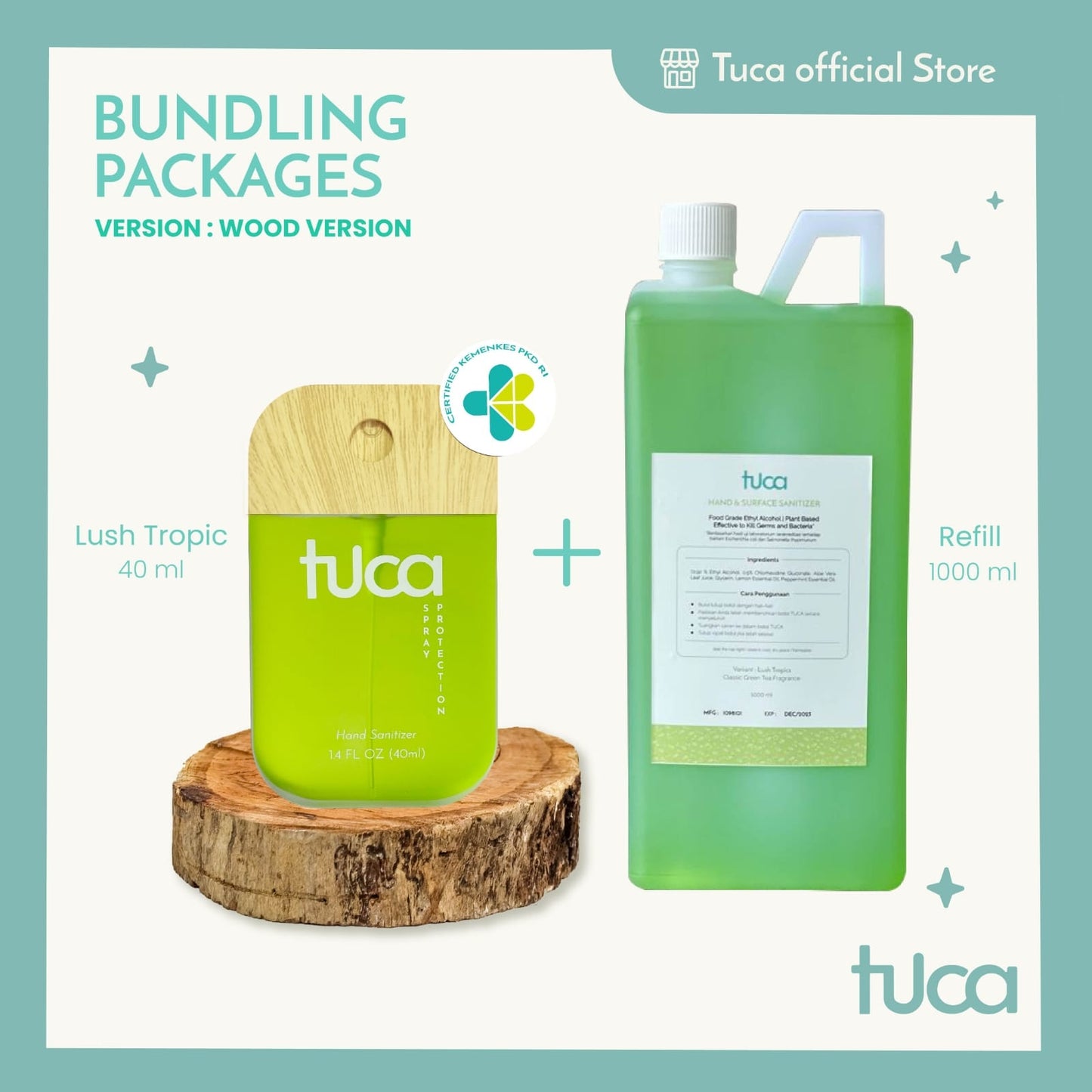 Hand Sanitizer Refill Bundling Package Food Grade Tuca - Food Grade Custom