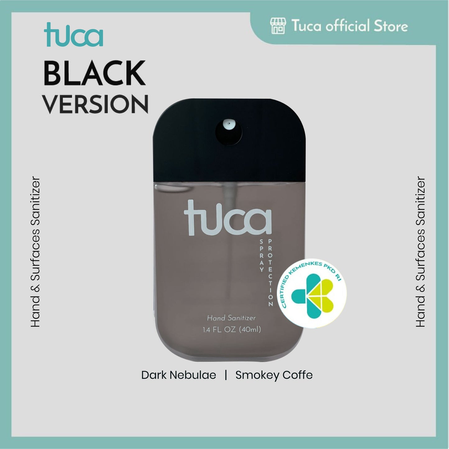 Tuca Limited Hand Sanitizer and Surface Sanitizer - Dark Nebulae - Food Grade Custom Sanitizer