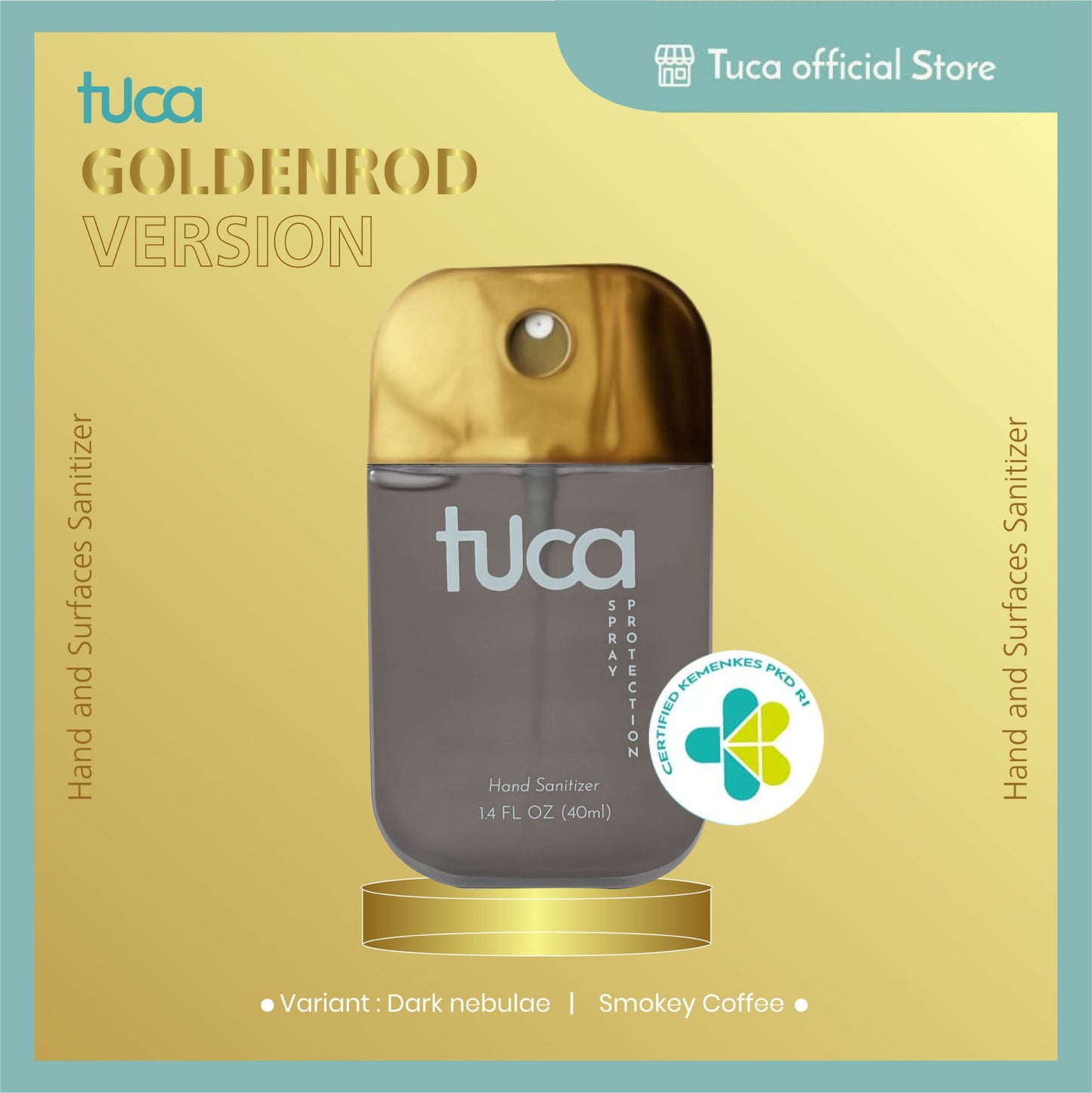 Tuca Limited Hand Sanitizer and Surface Sanitizer - Dark Nebulae - Food Grade Custom Sanitizer