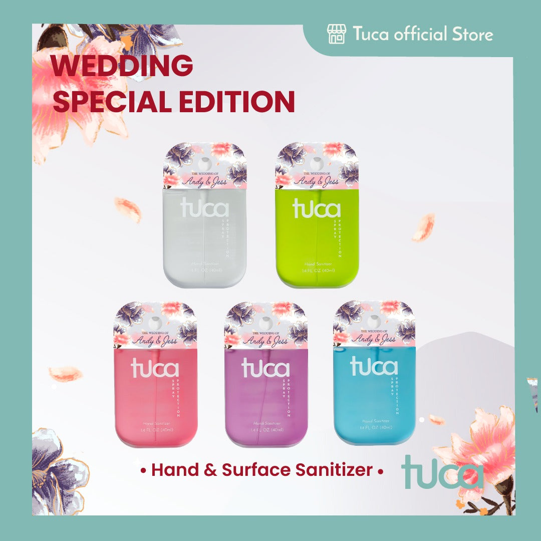 Souvenir Gift Wedding Custom Special Design Tuca Hand Sanitizer & Surface Sanitizer