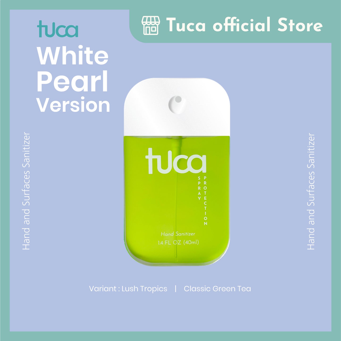 Tuca Hand Sanitizer and Surface Sanitizer - Lush Tropics - Food Grade Touchland Custom Sanitizer