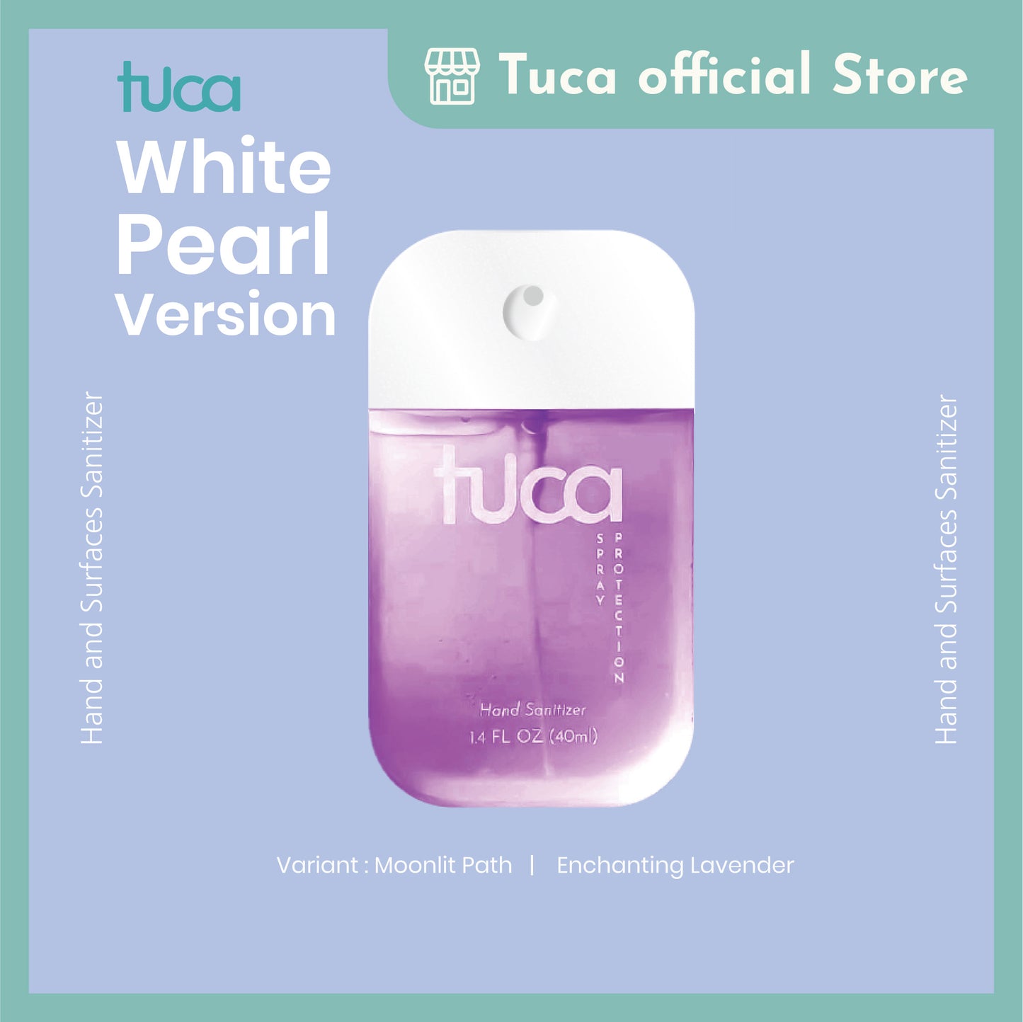 Tuca Hand Sanitizer and Surface Sanitizer - Moonlit Path - Food Grade Touchland Custom Sanitizer