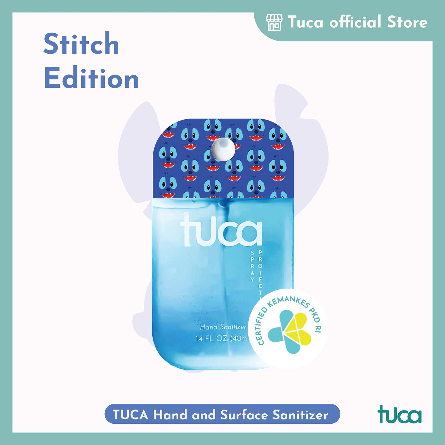 Tuca Lilo Stitch Karakter Special Design - Hand Sanitizer & Surface Sanitizer Gift Custom Sanitizer