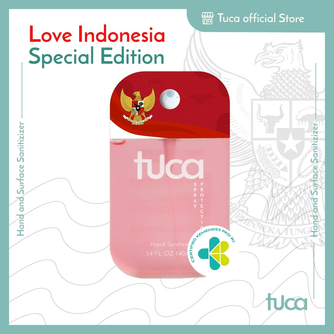 Tuca Love Indonesia Special Design - Hand Sanitizer & Surface Sanitizer Gift Custom Sanitizer