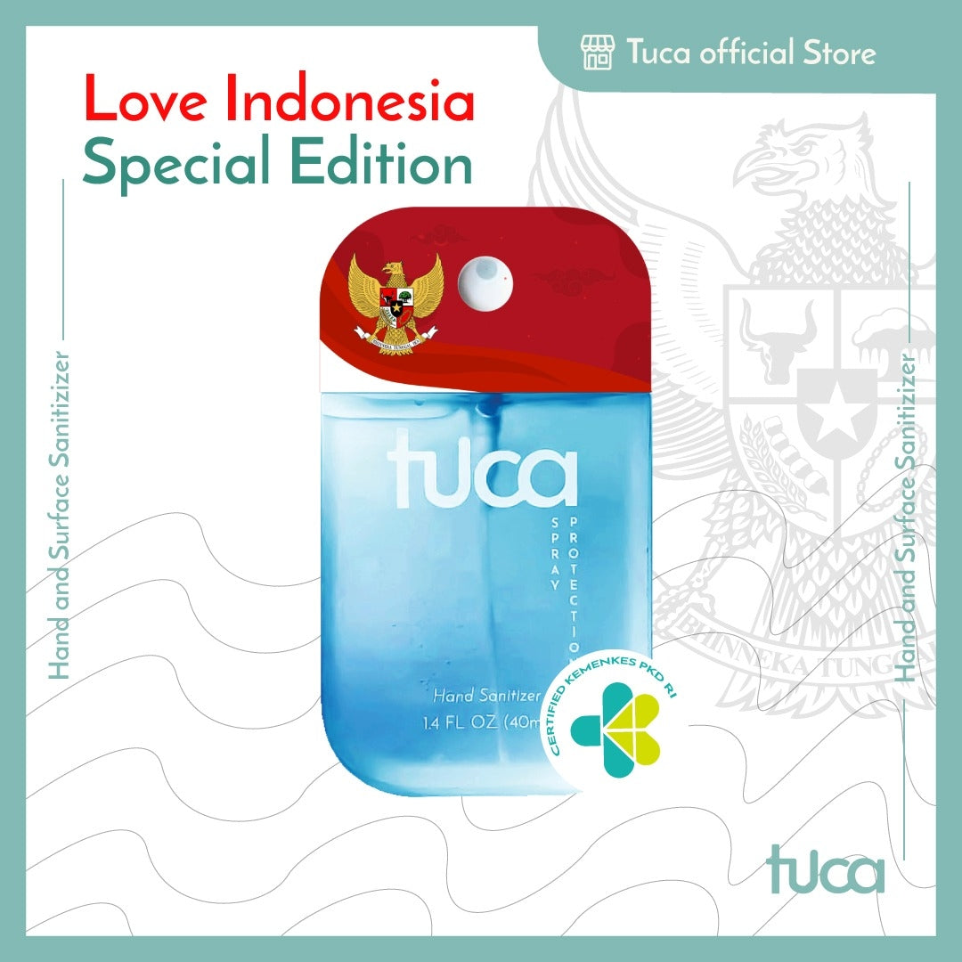 Tuca Love Indonesia Special Design - Hand Sanitizer & Surface Sanitizer Gift Custom Sanitizer
