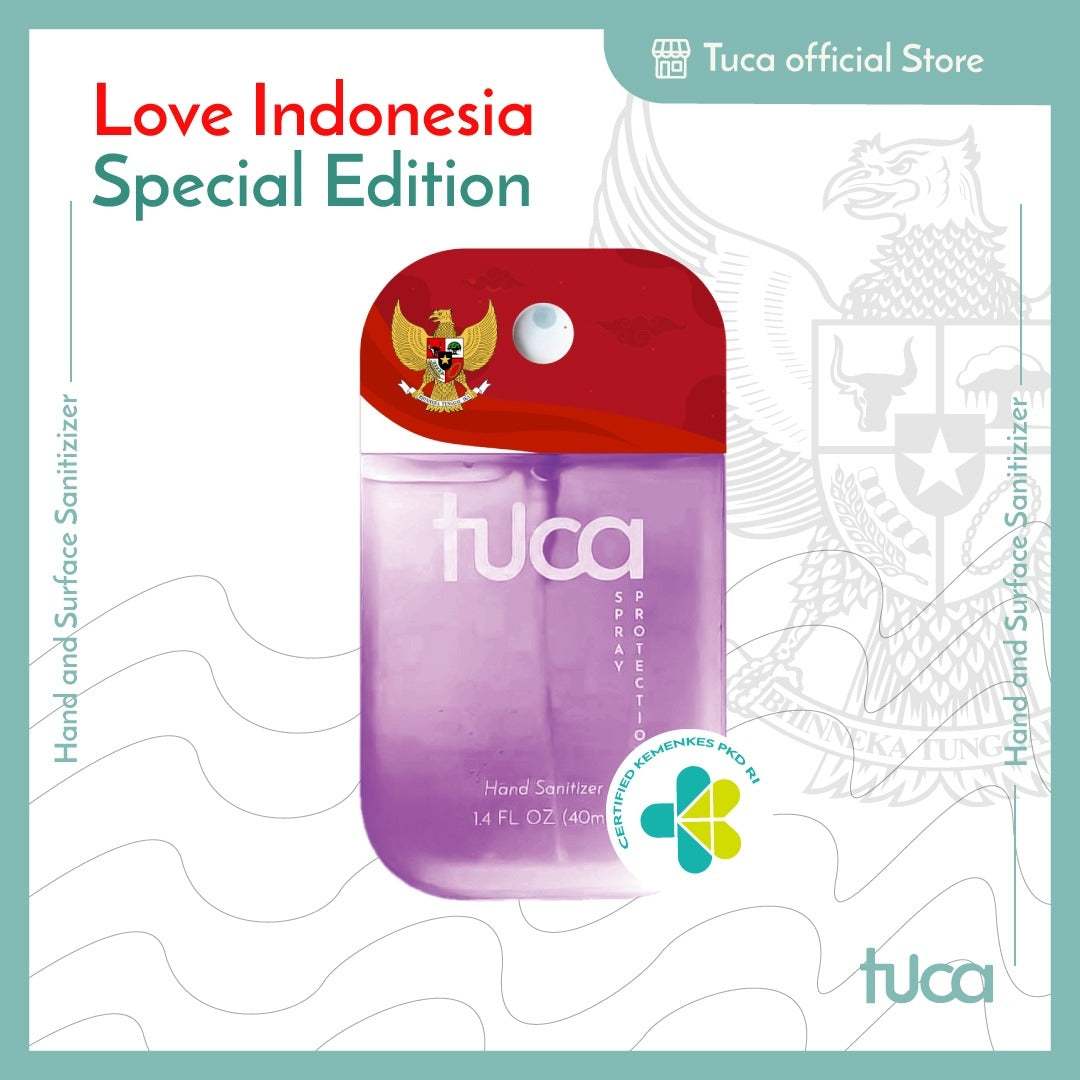 Tuca Love Indonesia Special Design - Hand Sanitizer & Surface Sanitizer Gift Custom Sanitizer