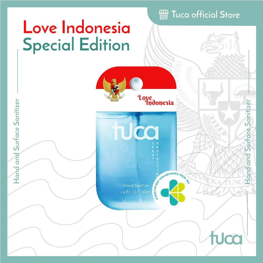 Tuca Love Indonesia Special Design - Hand Sanitizer & Surface Sanitizer Gift Custom Sanitizer