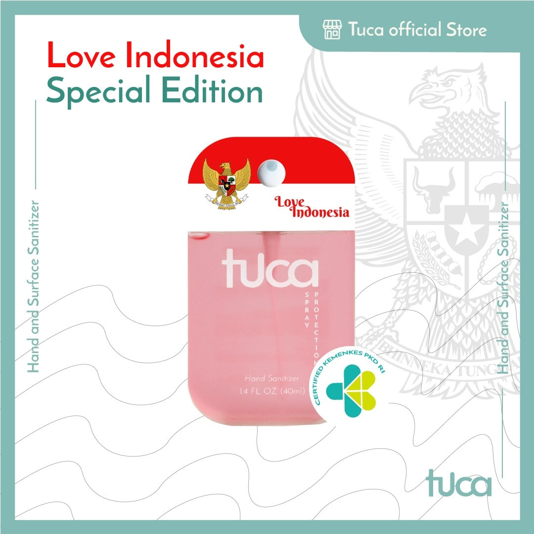 Tuca Love Indonesia Special Design - Hand Sanitizer & Surface Sanitizer Gift Custom Sanitizer