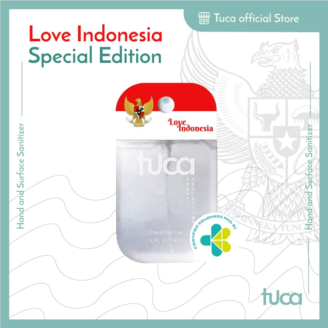 Tuca Love Indonesia Special Design - Hand Sanitizer & Surface Sanitizer Gift Custom Sanitizer