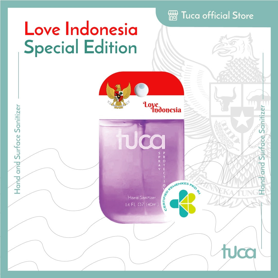 Tuca Love Indonesia Special Design - Hand Sanitizer & Surface Sanitizer Gift Custom Sanitizer