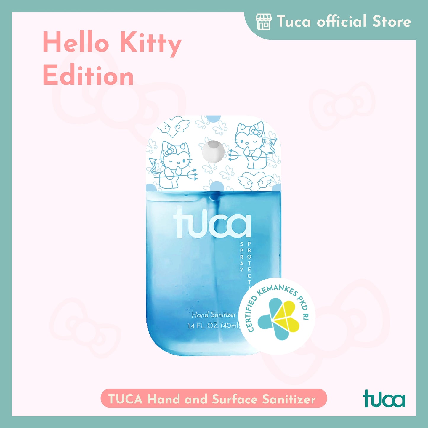 Tuca Hello Kitty Karakter Special Design - Hand Sanitizer & Surface Sanitizer Gift Custom Sanitizer