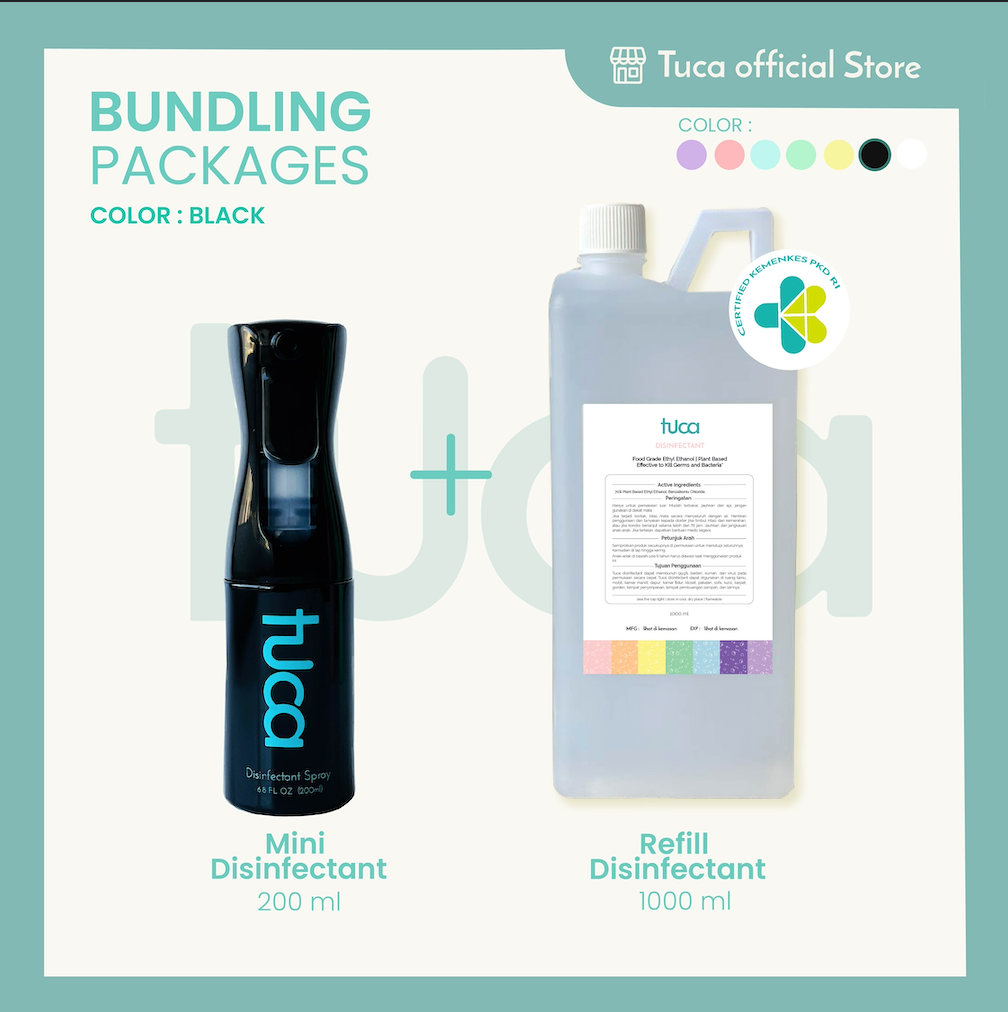 Tuca Disinfectant Bundling Package Food Grade - Disinfectant Plant Based