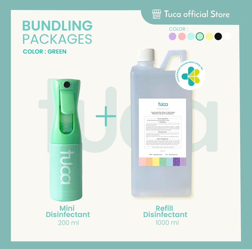 Tuca Disinfectant Bundling Package Food Grade - Disinfectant Plant Based