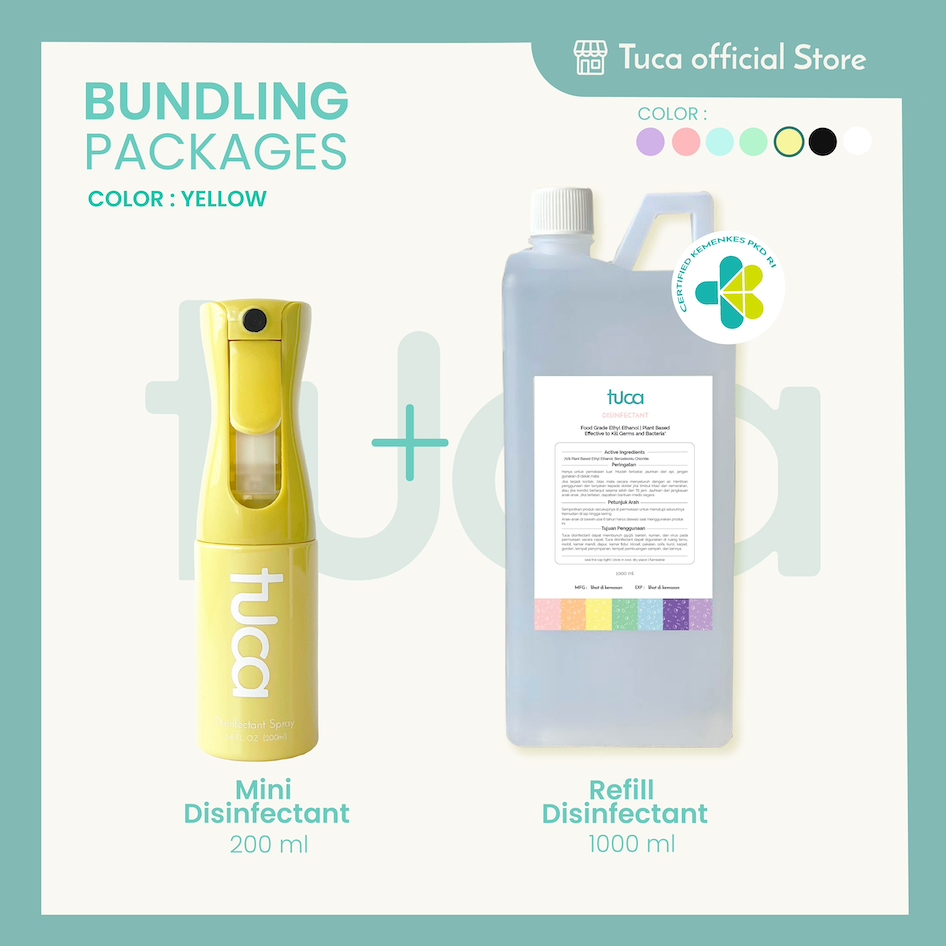 Tuca Disinfectant Bundling Package Food Grade - Disinfectant Plant Based