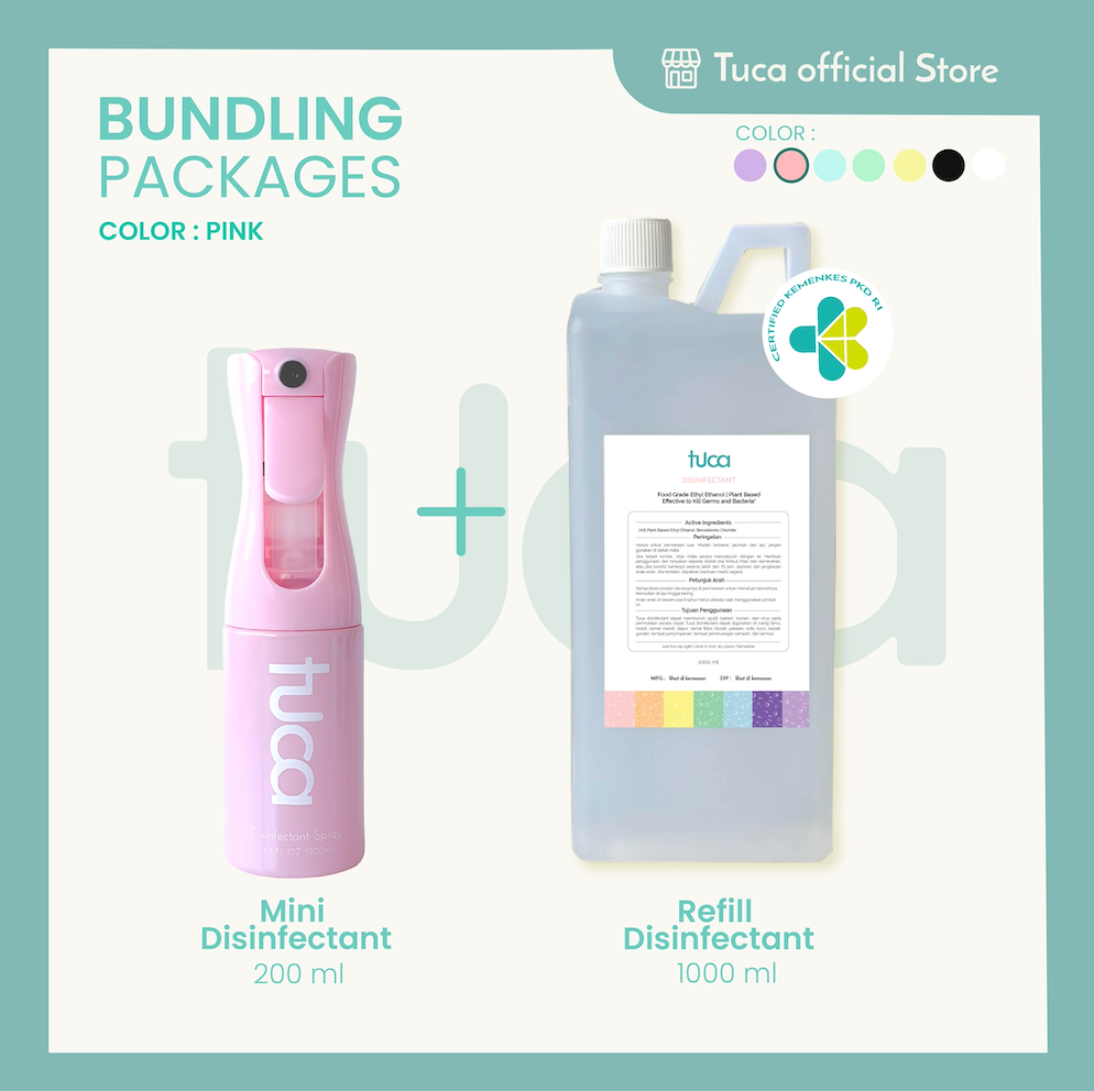 Tuca Disinfectant Bundling Package Food Grade - Disinfectant Plant Based