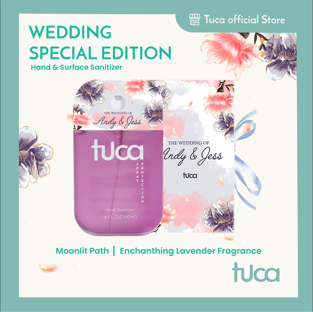 Souvenir Gift Wedding Custom Special Design Tuca Hand Sanitizer & Surface Sanitizer