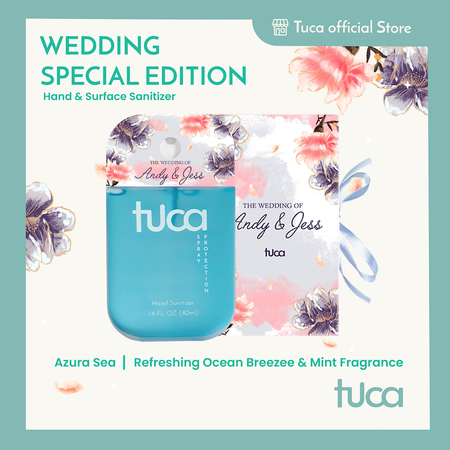 Souvenir Gift Wedding Custom Special Design Tuca Hand Sanitizer & Surface Sanitizer