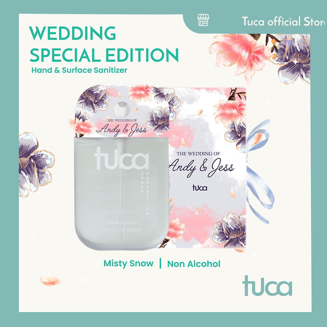 Souvenir Gift Wedding Custom Special Design Tuca Hand Sanitizer & Surface Sanitizer