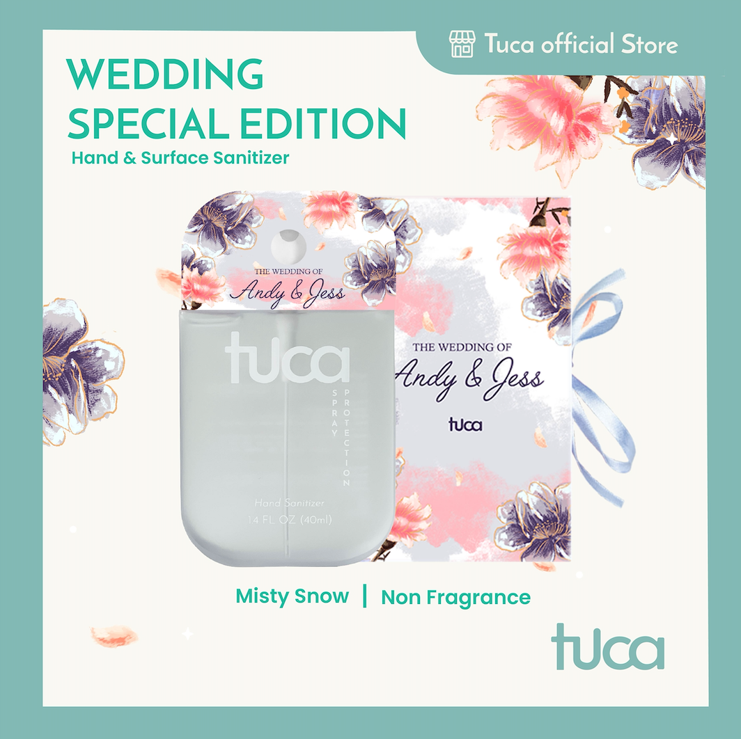 Souvenir Gift Wedding Custom Special Design Tuca Hand Sanitizer & Surface Sanitizer