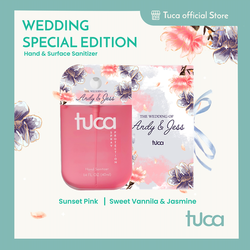 Souvenir Gift Wedding Custom Special Design Tuca Hand Sanitizer & Surface Sanitizer