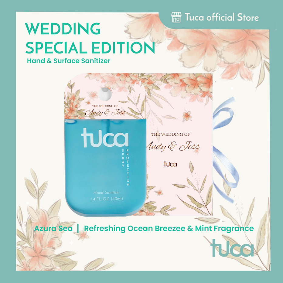 Souvenir Gift Wedding Custom Special Design Tuca Hand Sanitizer & Surface Sanitizer
