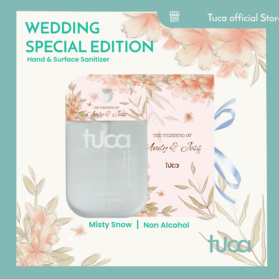 Souvenir Gift Wedding Custom Special Design Tuca Hand Sanitizer & Surface Sanitizer