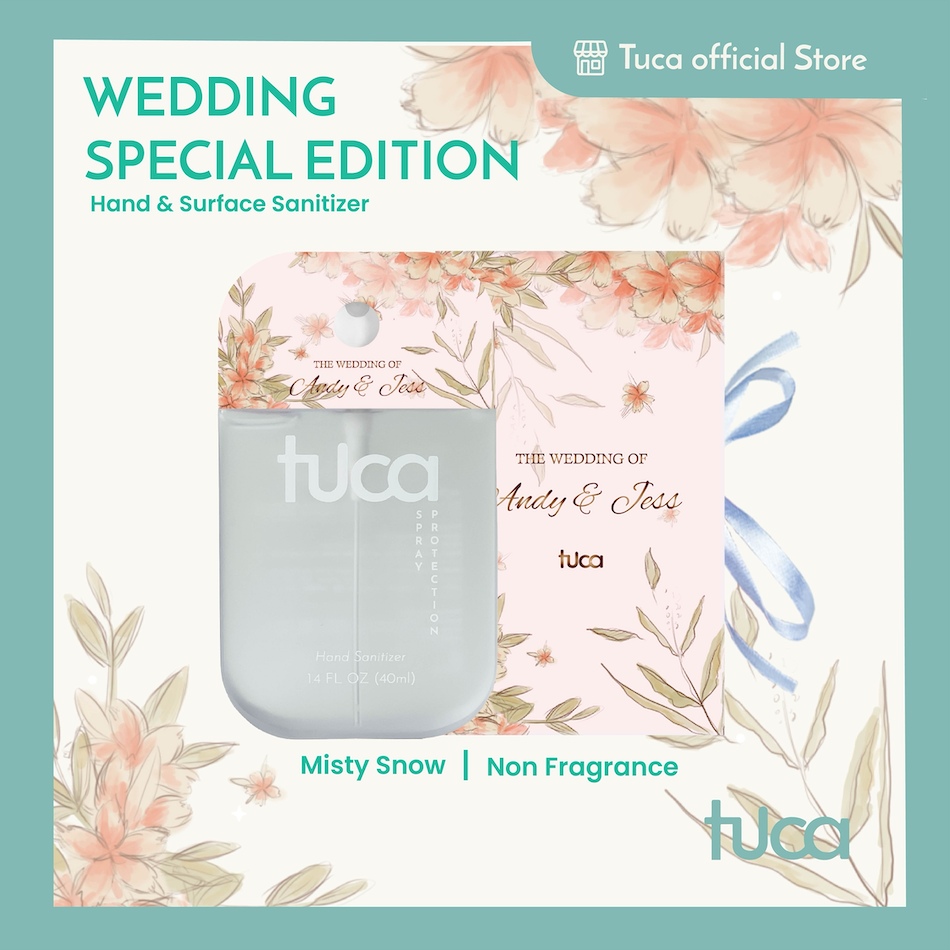Souvenir Gift Wedding Custom Special Design Tuca Hand Sanitizer & Surface Sanitizer