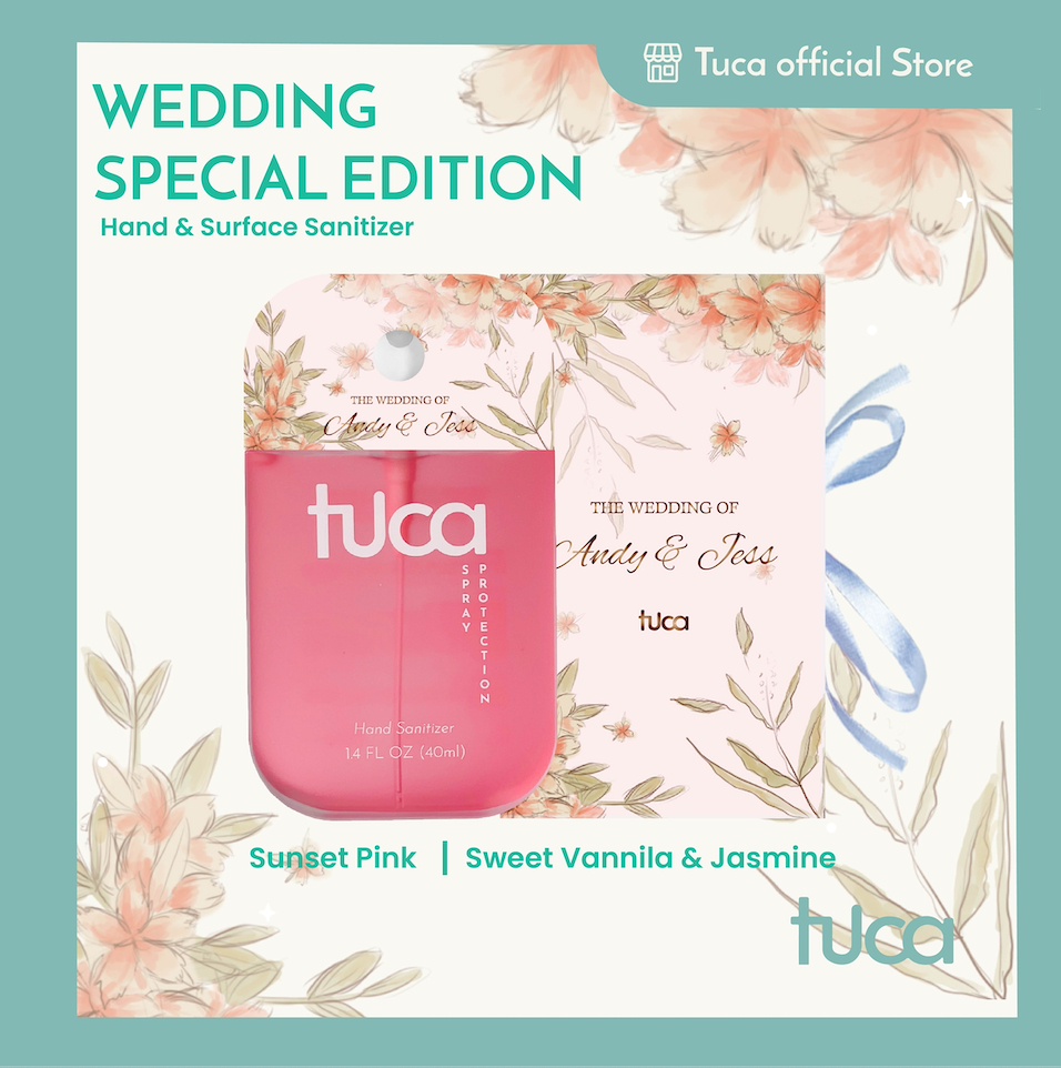 Souvenir Gift Wedding Custom Special Design Tuca Hand Sanitizer & Surface Sanitizer