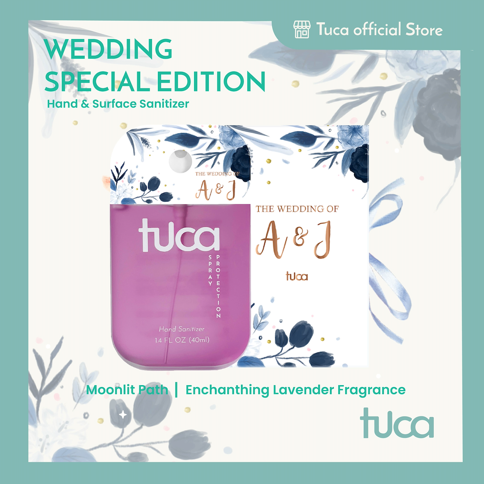 Souvenir Gift Wedding Custom Special Design Tuca Hand Sanitizer & Surface Sanitizer