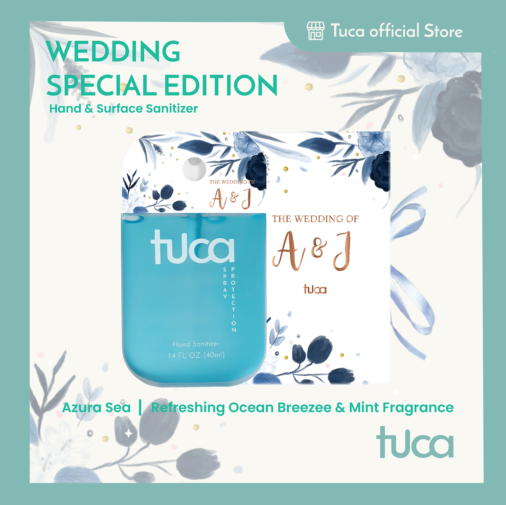 Souvenir Gift Wedding Custom Special Design Tuca Hand Sanitizer & Surface Sanitizer