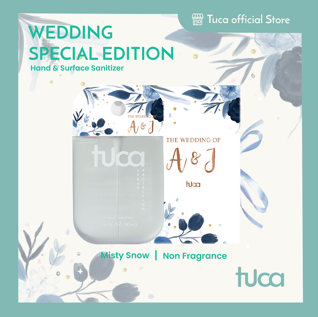 Souvenir Gift Wedding Custom Special Design Tuca Hand Sanitizer & Surface Sanitizer