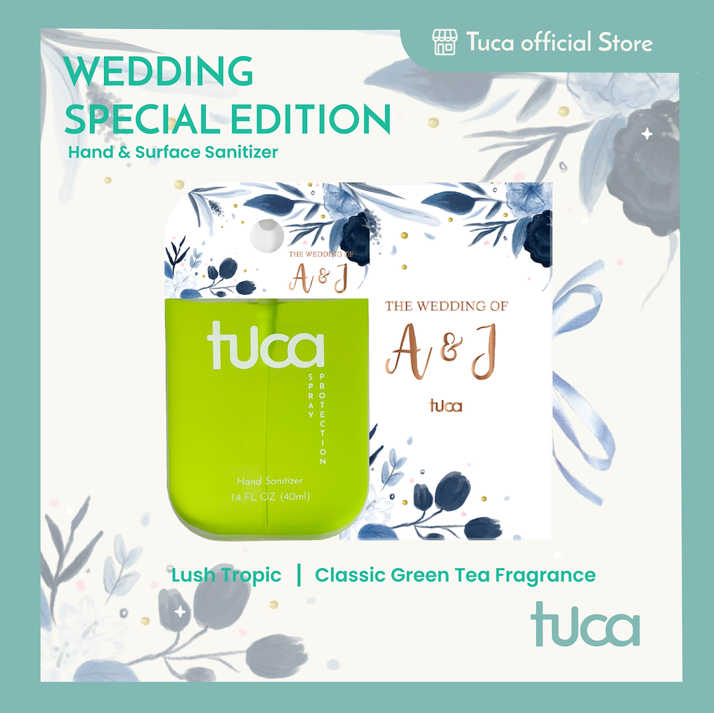 Souvenir Gift Wedding Custom Special Design Tuca Hand Sanitizer & Surface Sanitizer