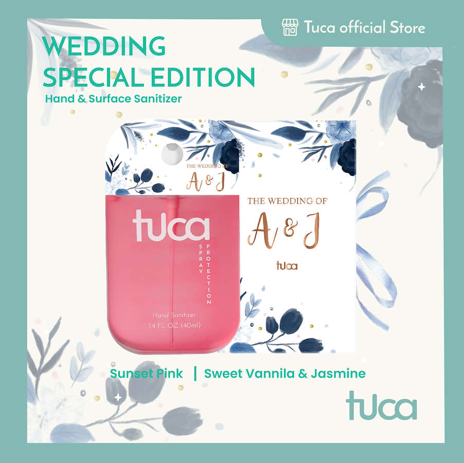 Souvenir Gift Wedding Custom Special Design Tuca Hand Sanitizer & Surface Sanitizer