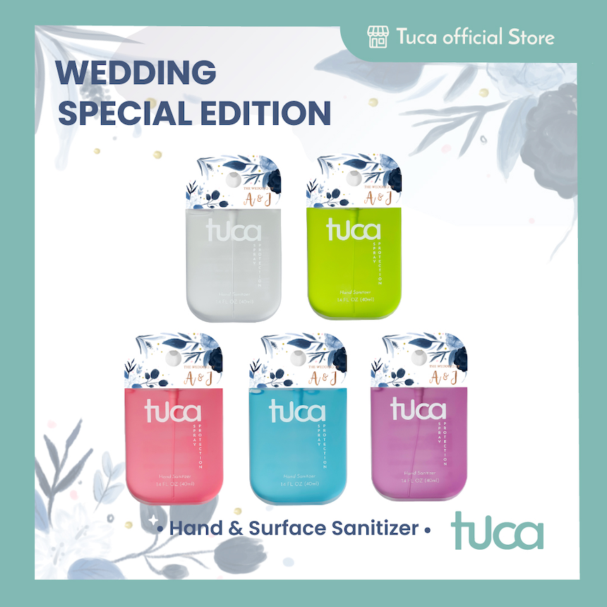 Souvenir Gift Wedding Custom Special Design Tuca Hand Sanitizer & Surface Sanitizer