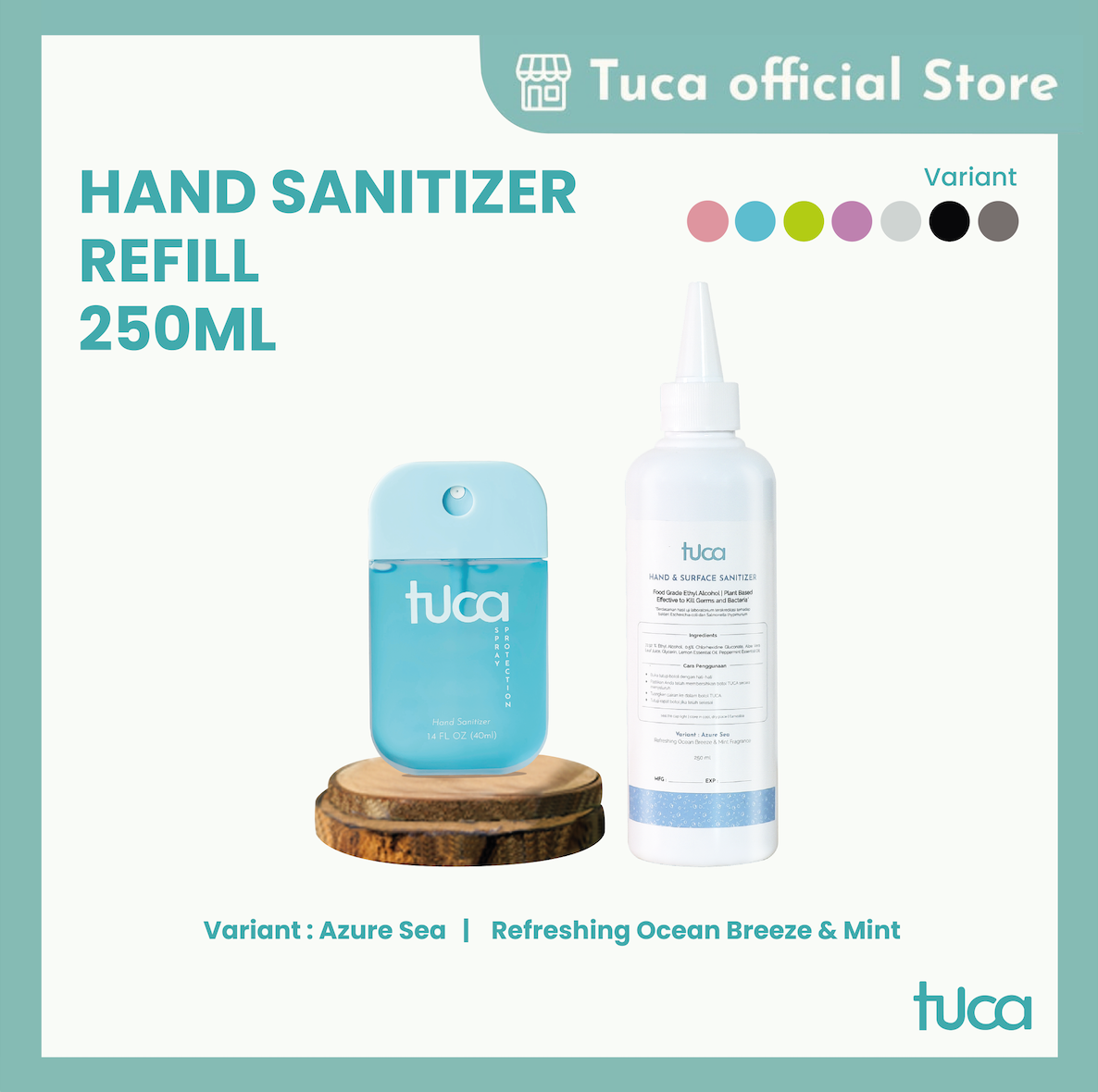 Tuca Cairan Refill Hand Sanitizer and Surface Sanitizer