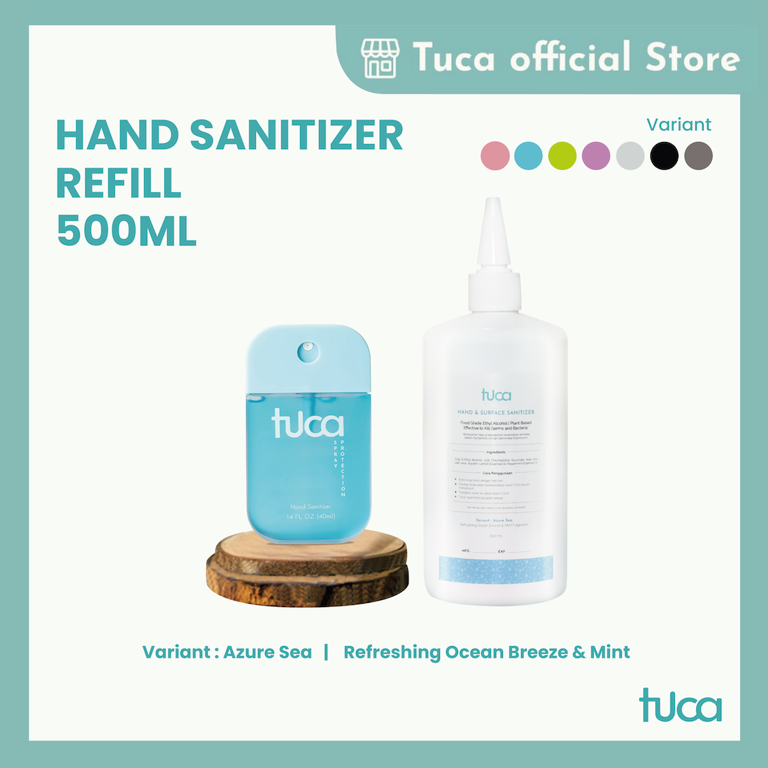 Tuca Cairan Refill Hand Sanitizer and Surface Sanitizer