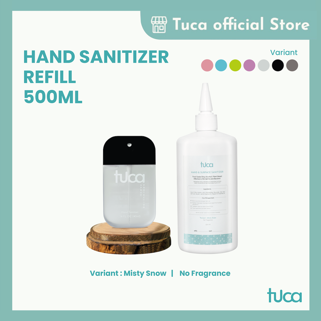 Tuca Cairan Refill Hand Sanitizer and Surface Sanitizer