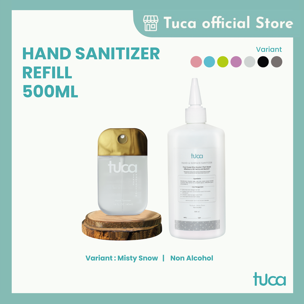 Tuca Cairan Refill Hand Sanitizer and Surface Sanitizer