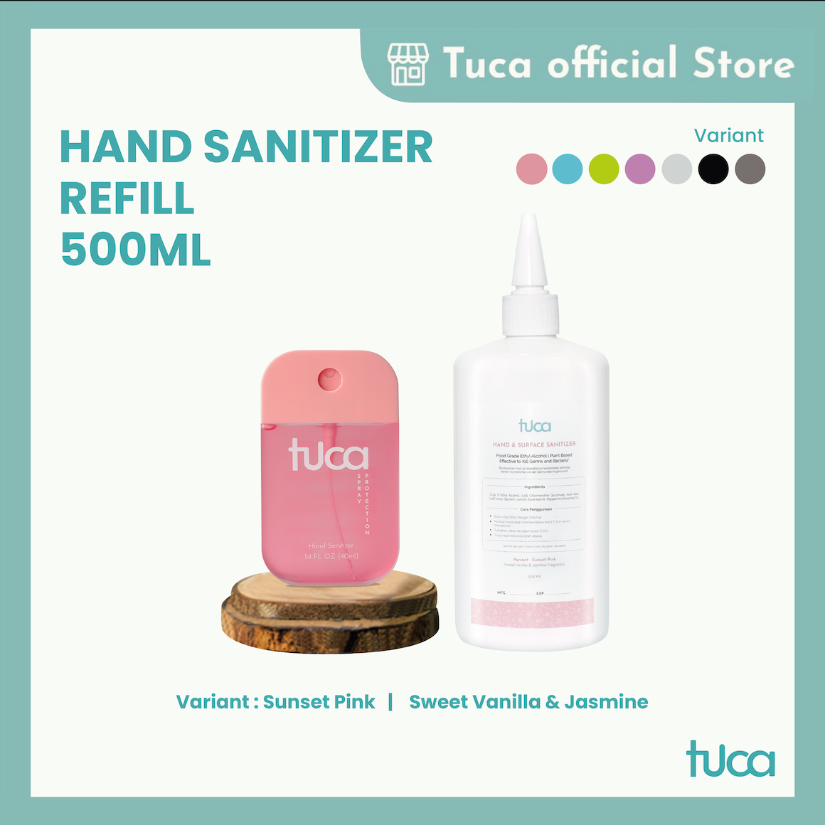 Tuca Cairan Refill Hand Sanitizer and Surface Sanitizer
