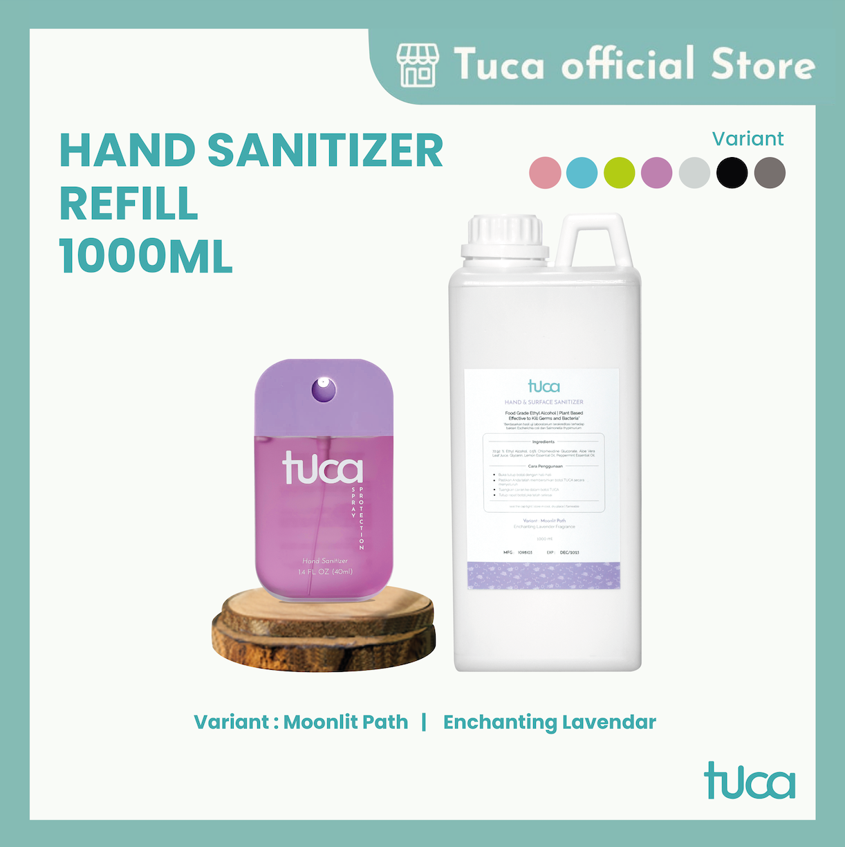 Tuca Cairan Refill Hand Sanitizer and Surface Sanitizer
