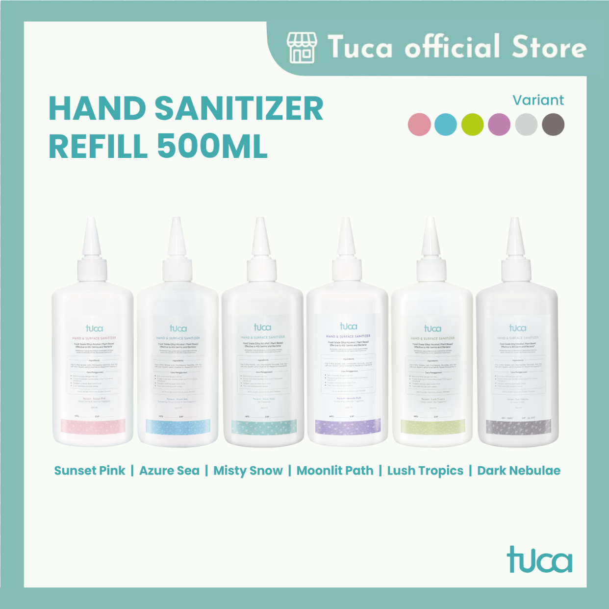 Tuca Cairan Refill Hand Sanitizer and Surface Sanitizer