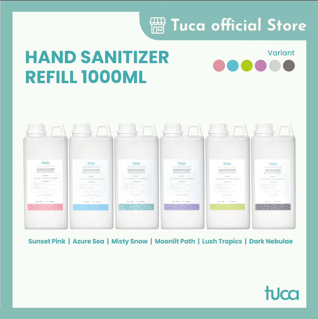 Tuca Cairan Refill Hand Sanitizer and Surface Sanitizer