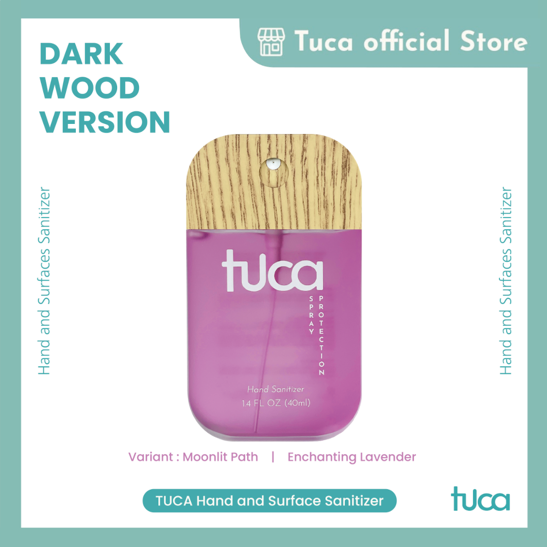 Tuca Wood Version - Hand Sanitizer and Surface Sanitizer Food Grade