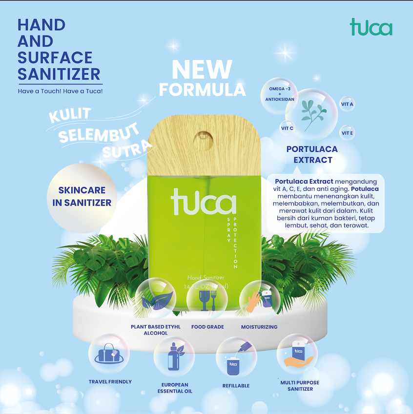 Tuca Hand Sanitizer Geometry Special Edition - Food Grade Custom