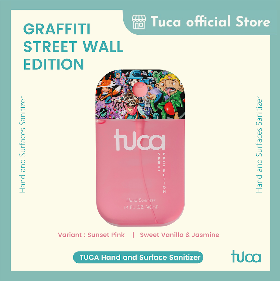 Tuca Hand Sanitizer Graffiti Street Wall Special Edition - Food Grade Custom